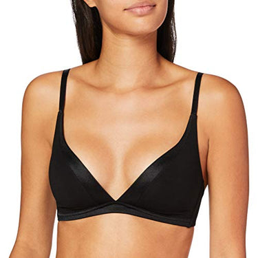 CALIDA Cate triangle soft bra with cups for women, adjustable straps, with satin trim, wire-free on sale